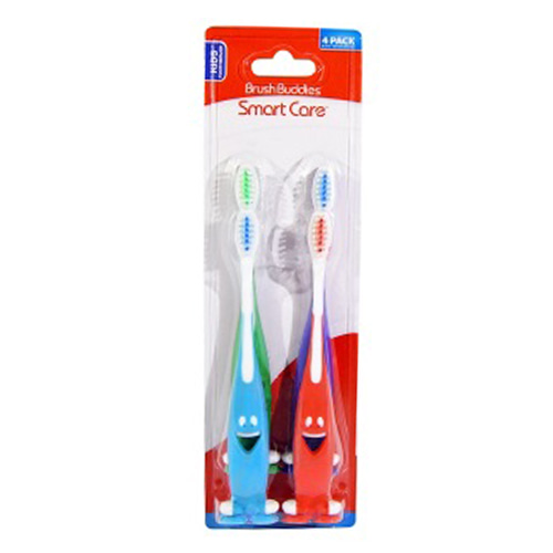 Brush Buddies Smart Care Kids Toothbrush - 브러쉬버디즈 스마트케어 키즈칫솔 4P-