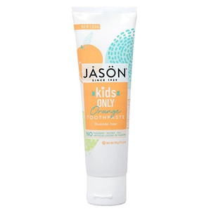 Jason Natural, Kids Only Orange Toothpaste - 제이슨 어린이 천연치약 -오렌지