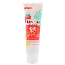 Jason Natural, Kids Only Strawberry Toothpaste - 제이슨 어린이 천연치약- 딸기